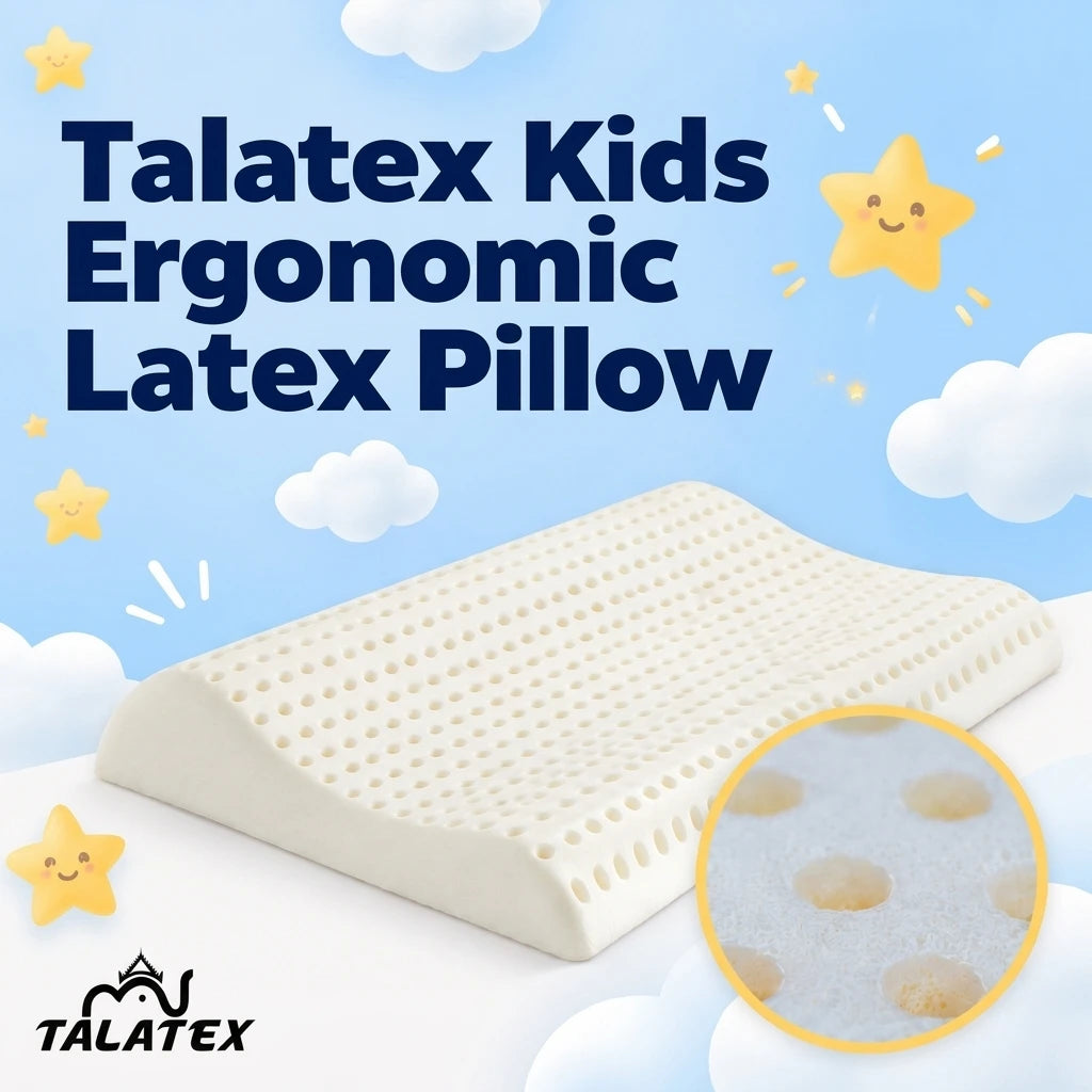 Talatex Kids Ergonomic Latex Pillow