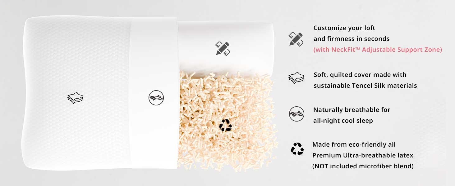 Adjustable Latex Pillow Process Introduction