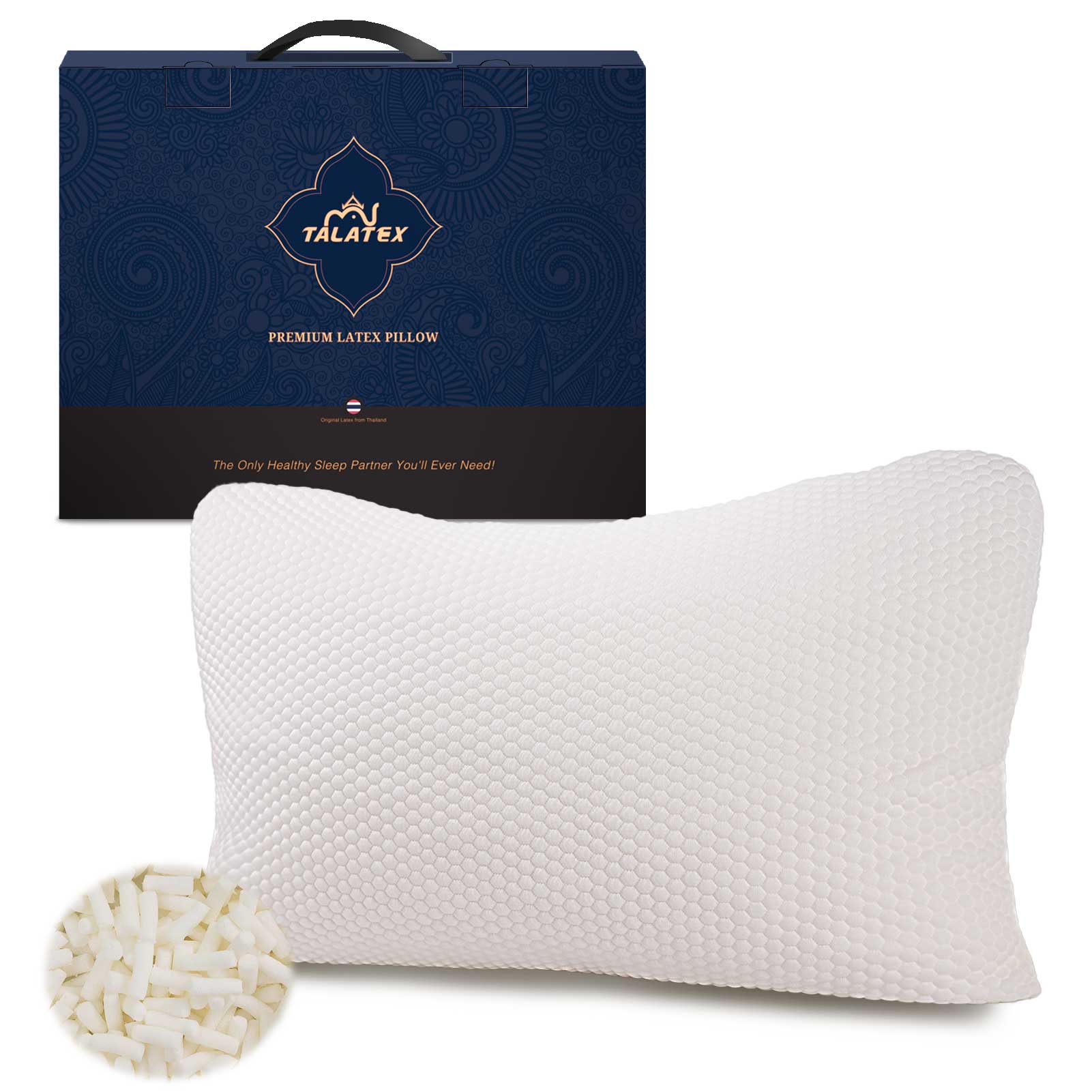 Adjustable Latex Pillow Product Display2