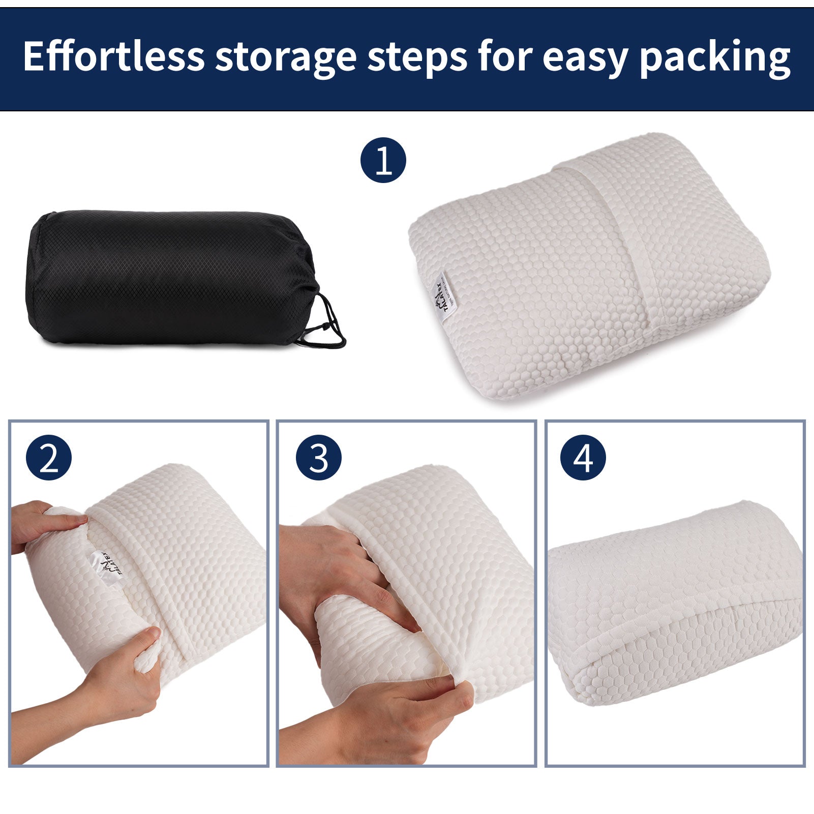 Camping Latex Pillow - How to use