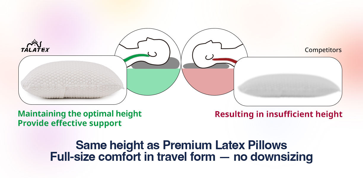 Camping Latex Pillow - competition
