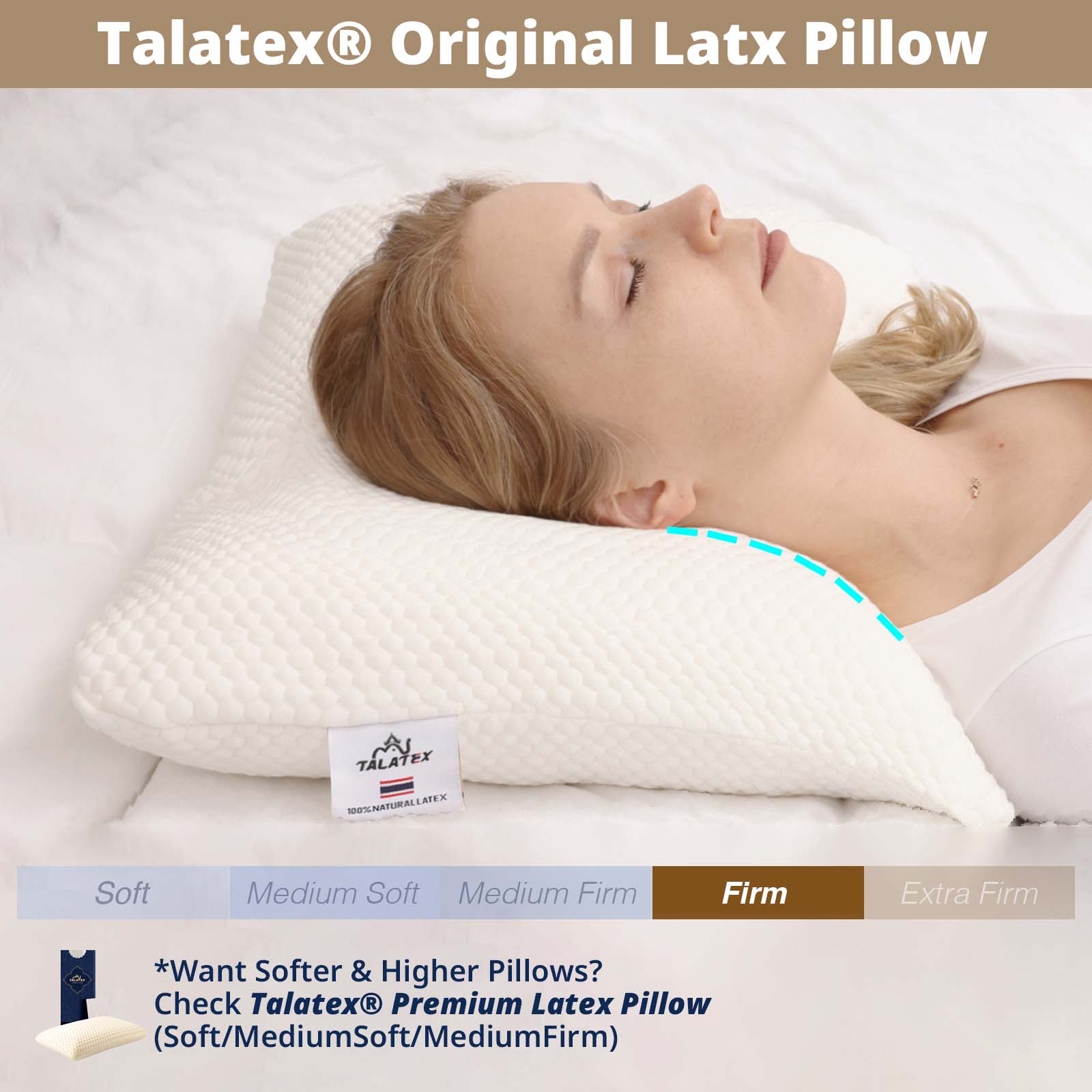 Original Latex Pillow - firm