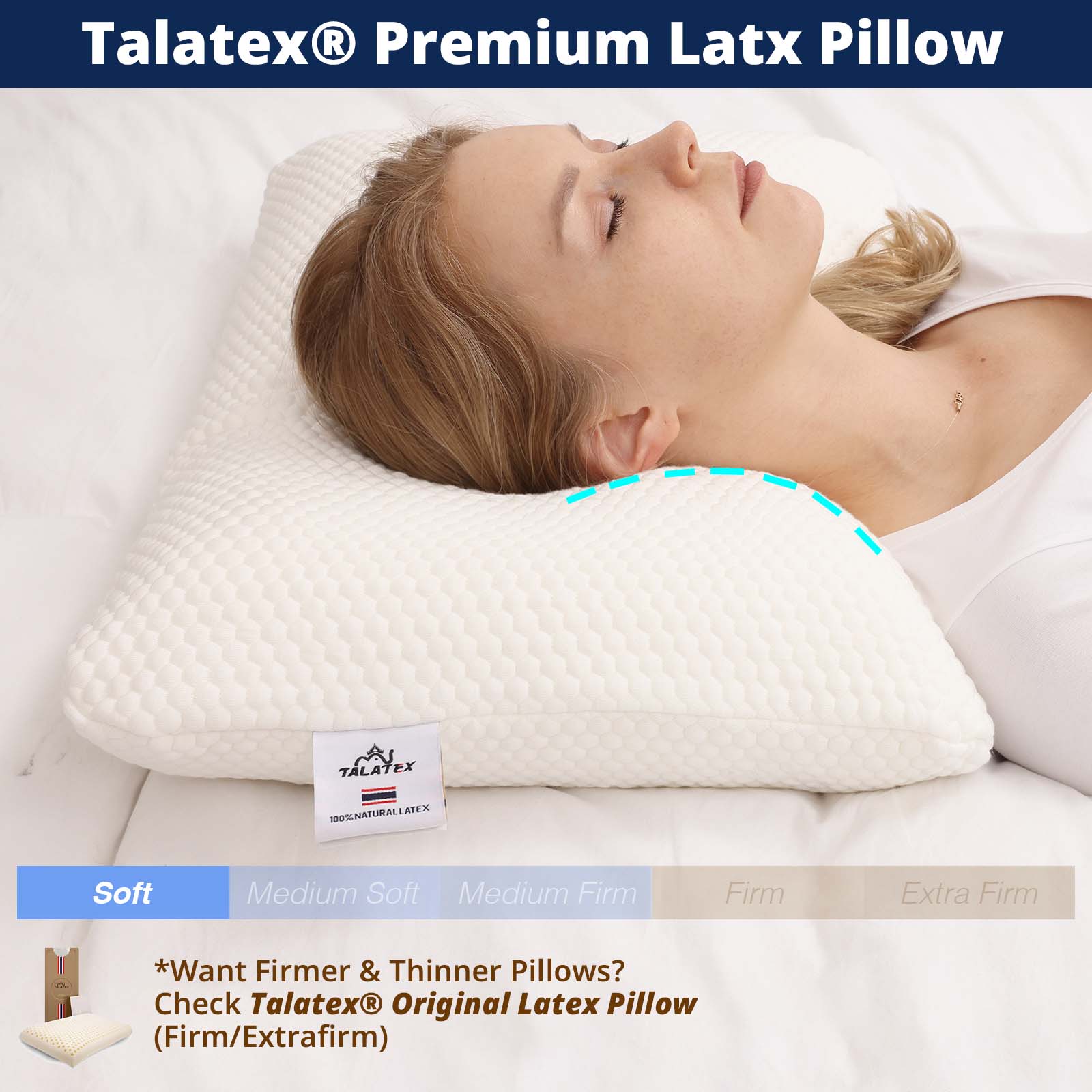 Premium Latex Pillow - soft