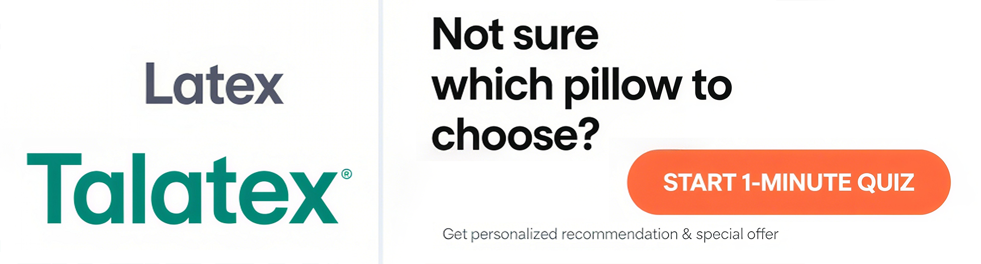 Quiz how to choose Talatex Pillow
