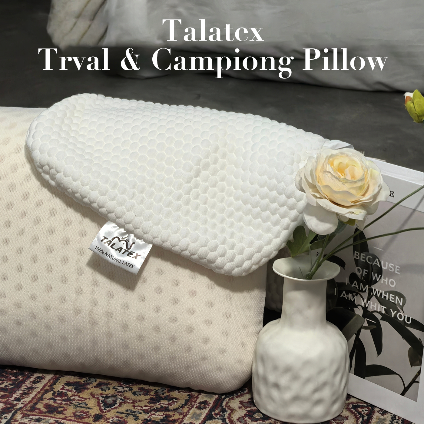 Travel & Camping Latex Pillow Product Display