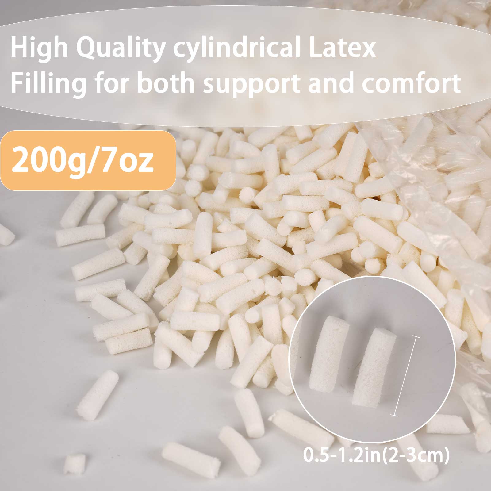 Adjustable Latex Extra Fill Introduction of latex particles