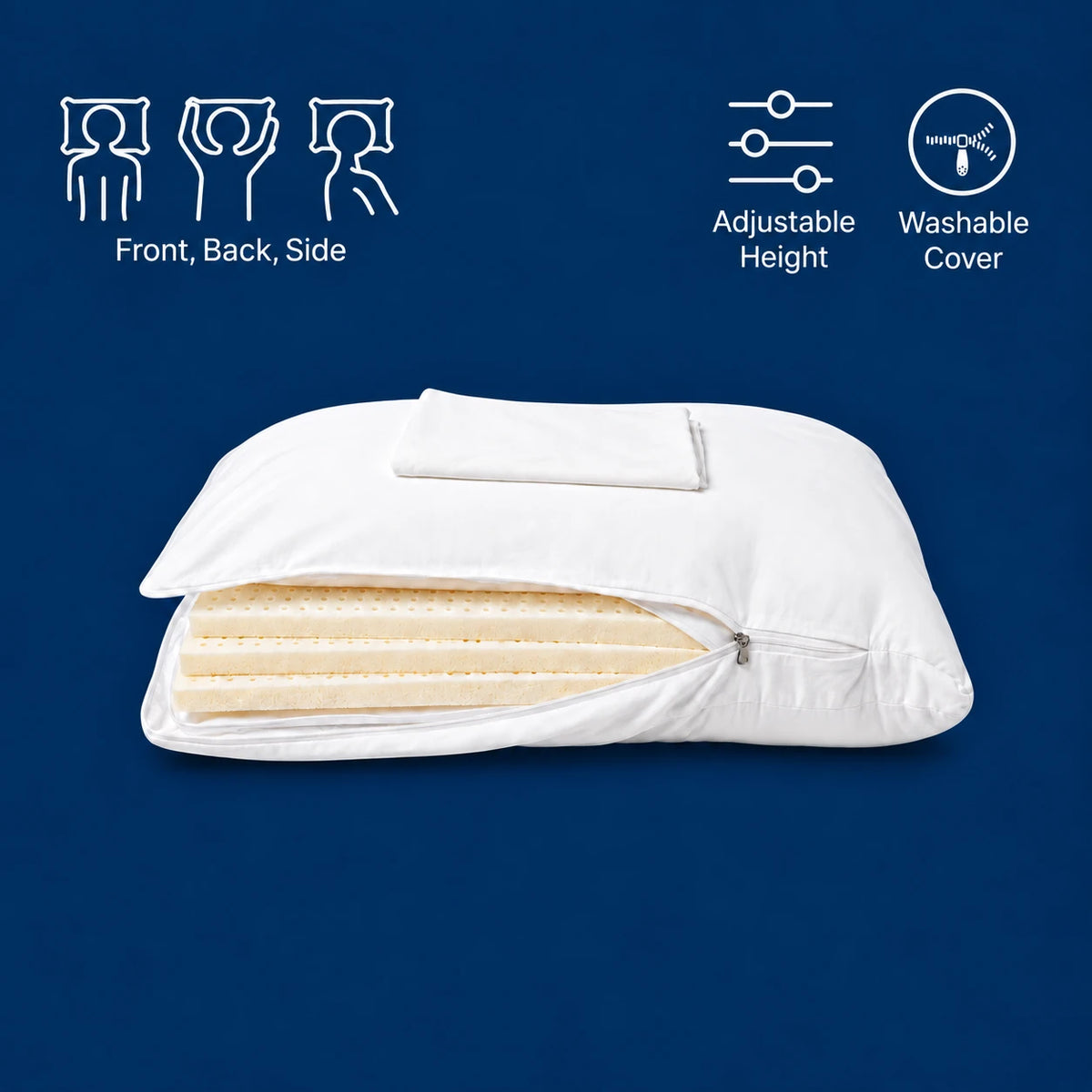 Dual-Feel Adjustable Pillow