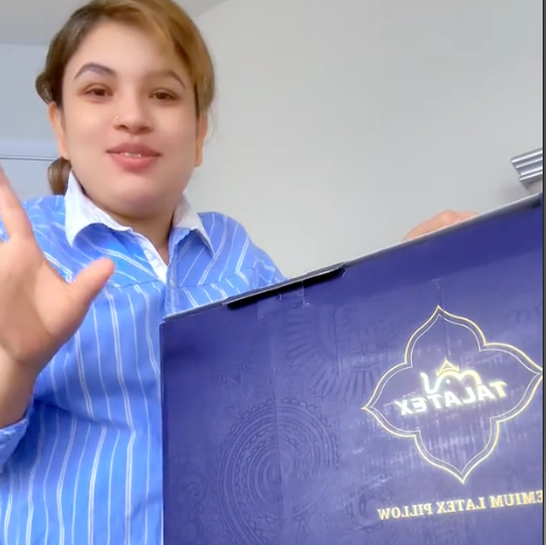Talatex customer pillow comfort
